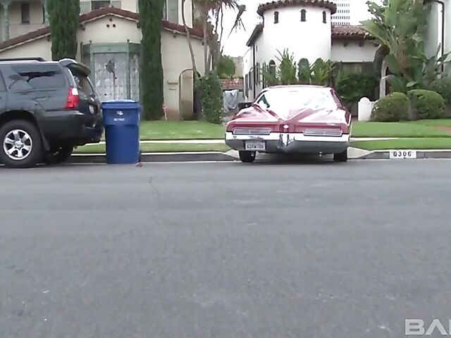 Big breasted Anissa Kate DP in her sexy bikini after beach pick up