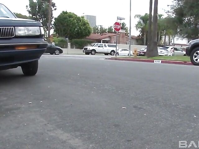 Big breasted Anissa Kate DP in her sexy bikini after beach pick up