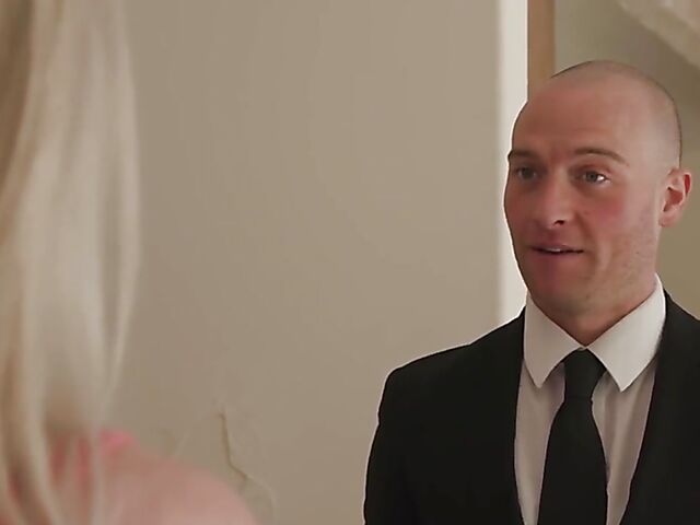 Blonde babe Kay Karter having hard sex with Zac Wild