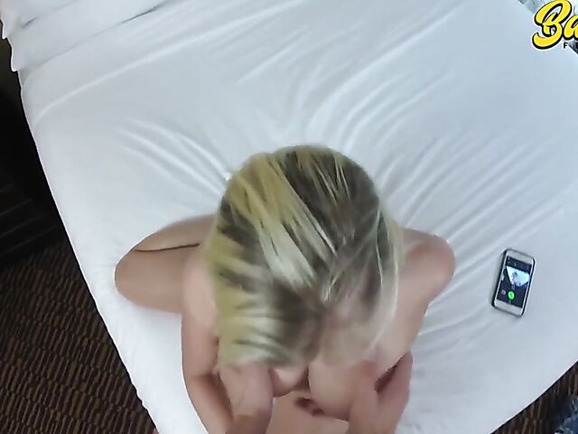 POV blonde with natural titties Bailey Brooke gets shagged by an asian guy