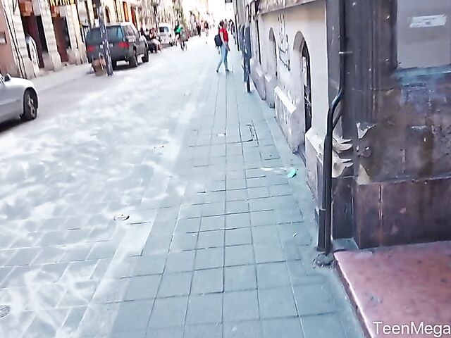 Hungarian teen Mona Blue gets picked up by a horny tourist