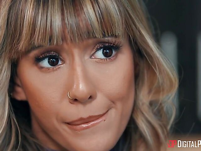 Black-eyed petite girl Janice Griffith gets railed in the bedroom