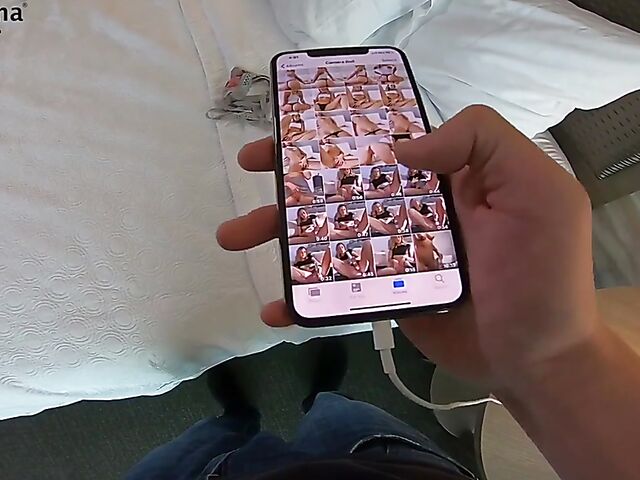 AMWF Blonde Charlotte Sins doing nasty things POV