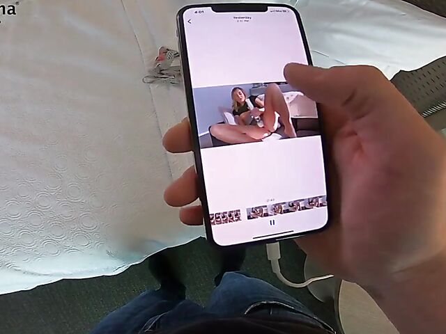 AMWF Blonde Charlotte Sins doing nasty things POV