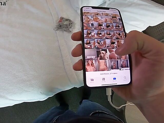 AMWF Blonde Charlotte Sins doing nasty things POV