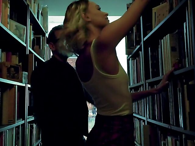 Plaid skirt fuck with skinny bookworm Emma Hix