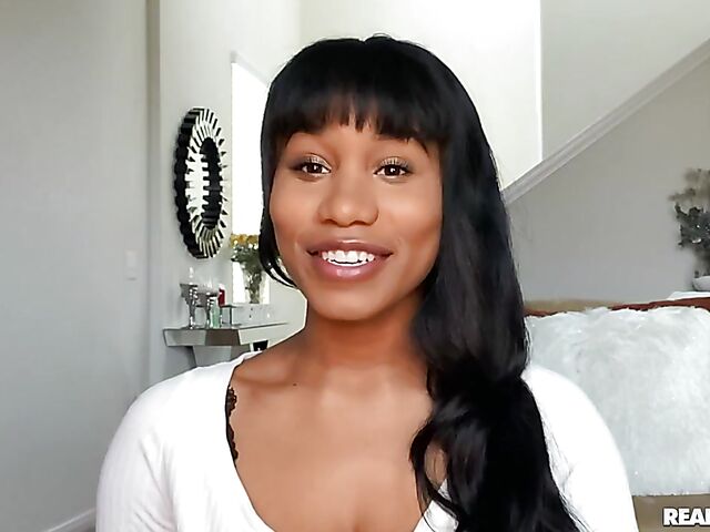 Jenna Foxx - Lovely ebony masturbation video