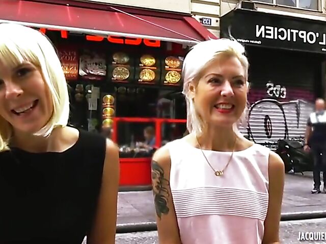 French FFM with two milfs Sophie and Camille