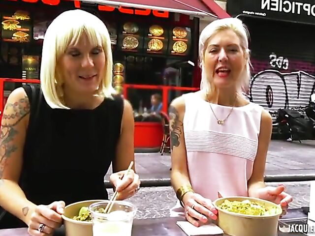 French FFM with two milfs Sophie and Camille