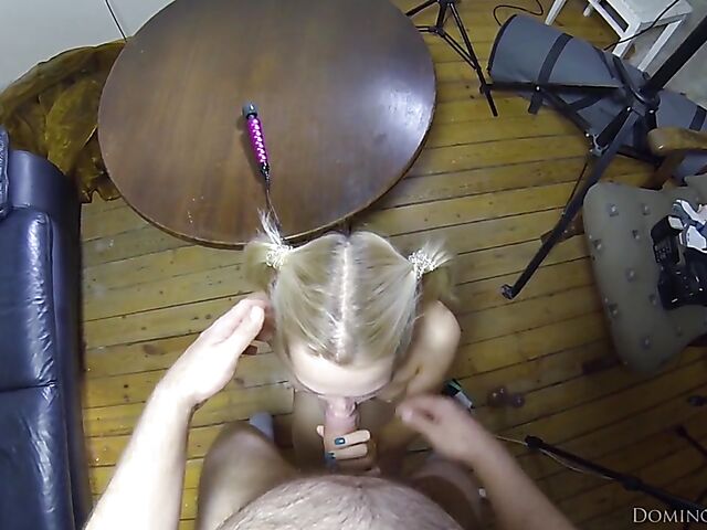 POV anal doggystyle with skinny first timer Martha from Higinio Domingo's perspective