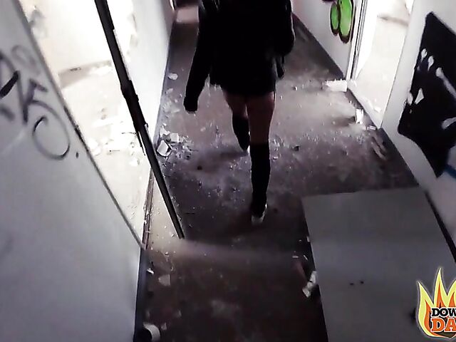 Vicky Hundt - POV MILF slut gets banged in the abandoned building