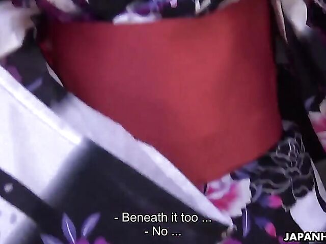 Maki Horiguchi - Japanese blowjob in the village