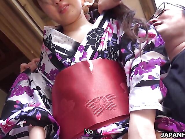 Maki Horiguchi - Japanese blowjob in the village