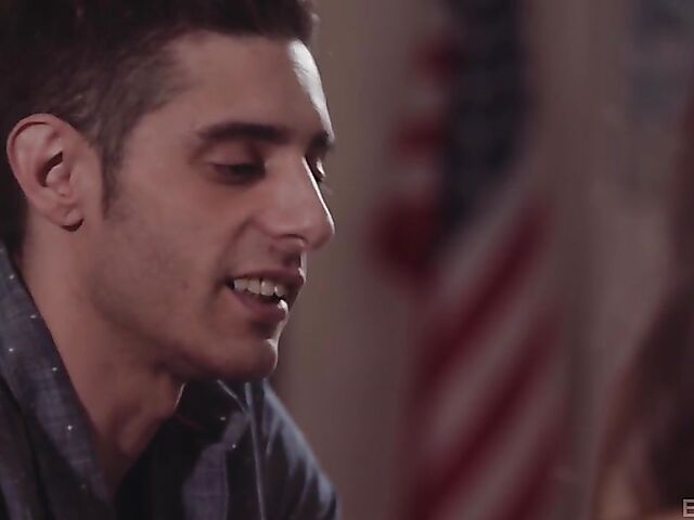 Lily Glee gets lovingly fucked on the bed in Erotica X