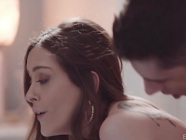 Lily Glee gets lovingly fucked on the bed in Erotica X