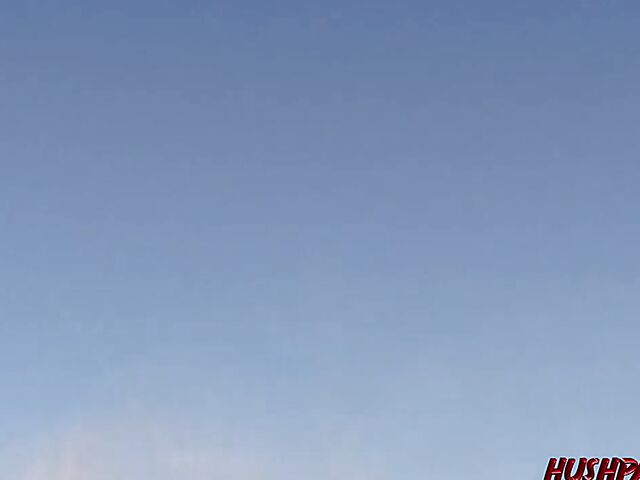 Goldie Coxx - Blonde nude walk and public blowjob