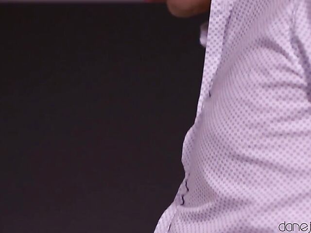 Sensual sex in black stockings with Charlie Red