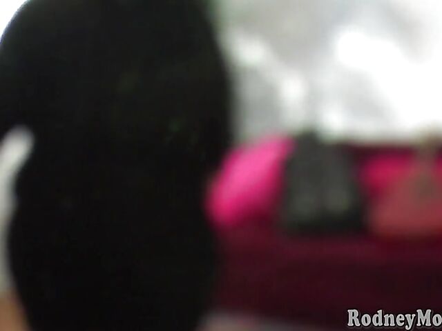 Charlie - Blindfolded brunette BBW fuck and facial with Rodney Moore