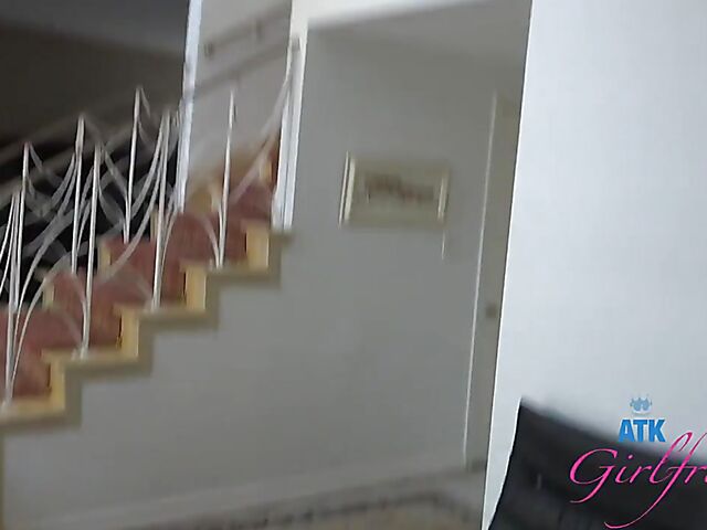 Naughty maid POV with cock loving Riley Star