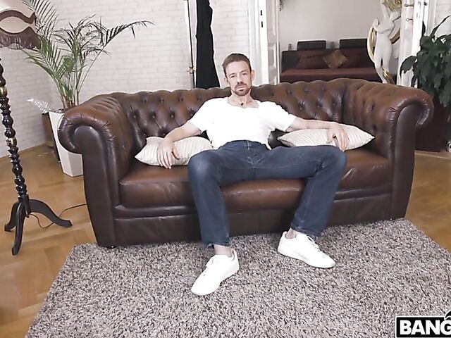 Leanne Lace - Hot brunette fuck a lucky man