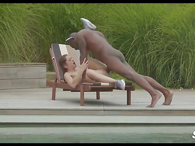 Rachel Adjani's outdoor interracial pleasure