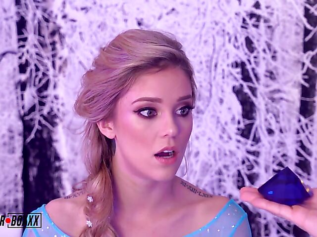 Frozen XXX parody starring beautiful Kali Roses