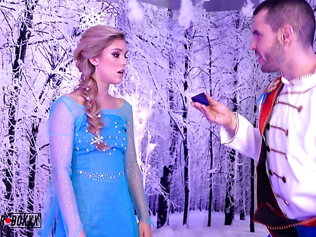 Frozen XXX parody starring beautiful Kali Roses