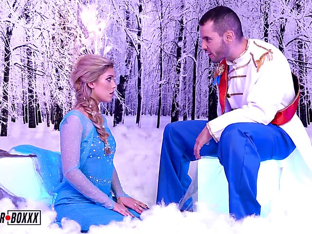 Frozen XXX parody starring beautiful Kali Roses