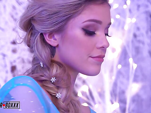 Frozen XXX parody starring beautiful Kali Roses