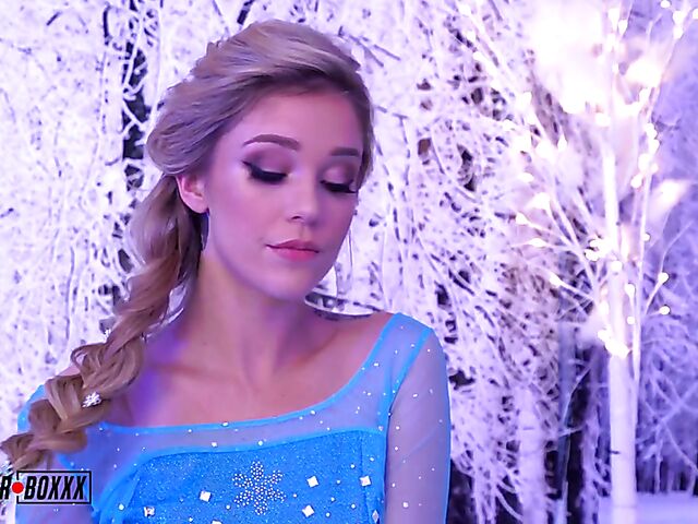 Frozen XXX parody starring beautiful Kali Roses