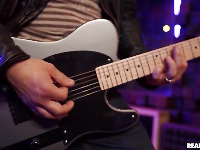 Ember Snow - Dark skinned asian anal with the rockstar