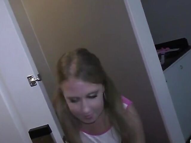 Brooke Bliss - Interracial cheerleader throat fucking in uniform