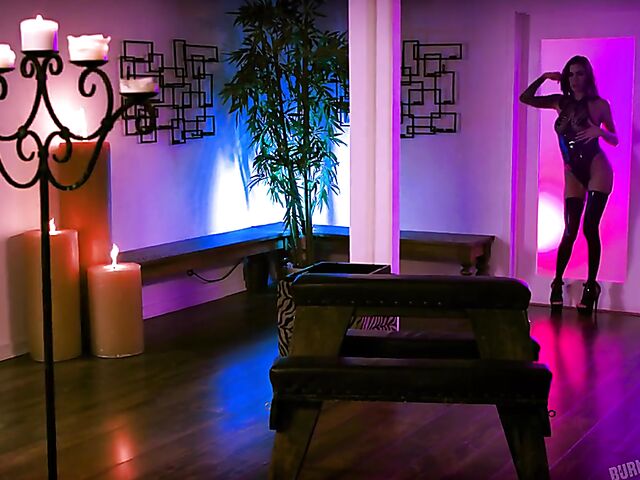 Tattoo and latex fuck with Gia Demarco and Small Hands