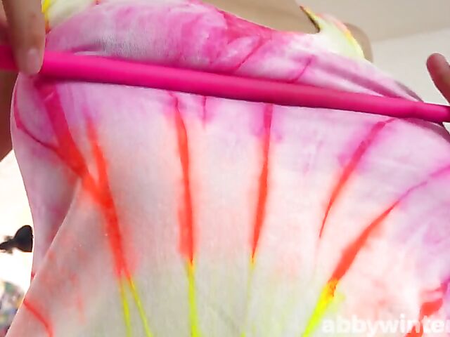 Girl next door Teodora solo video to let you have a look at her big titties and bald pussy