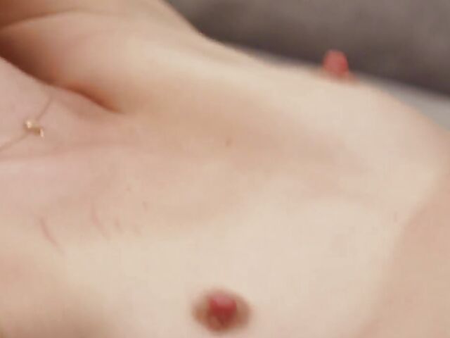 Skinny teen in a see-through micro bikini Haley Reed is horny