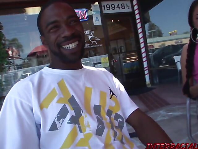 Janae - A white chick with pigtails interracial fuck with a hung thug