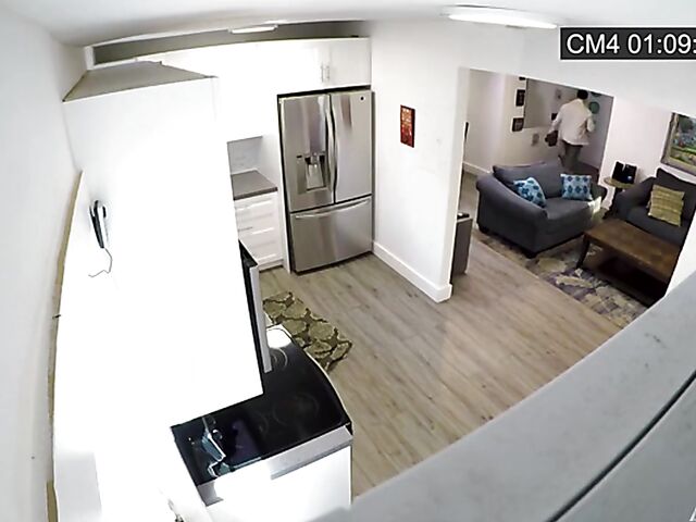 Spycam sex with round assed latina maid Julianna Vega