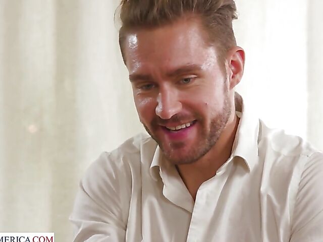 Nude MILF massage with Casca Akashova and her big fake tits