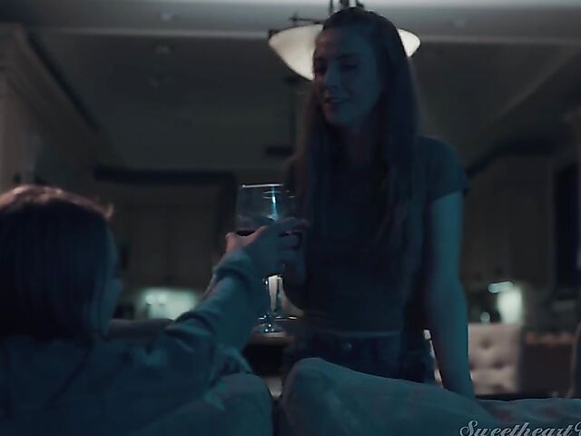 Karla Kush and Jill Kassidy having their best lesbian sex after dark