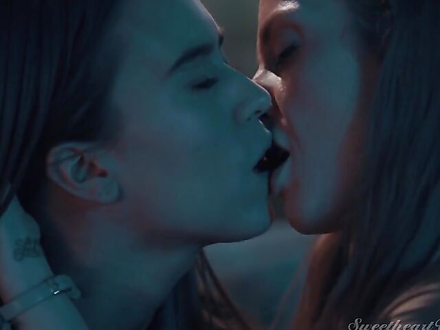 Karla Kush and Jill Kassidy having their best lesbian sex after dark