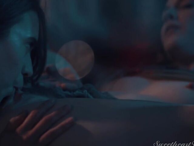 Karla Kush and Jill Kassidy having their best lesbian sex after dark