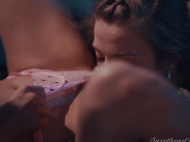 Karla Kush and Jill Kassidy having their best lesbian sex after dark