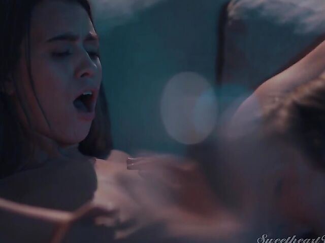 Karla Kush and Jill Kassidy having their best lesbian sex after dark