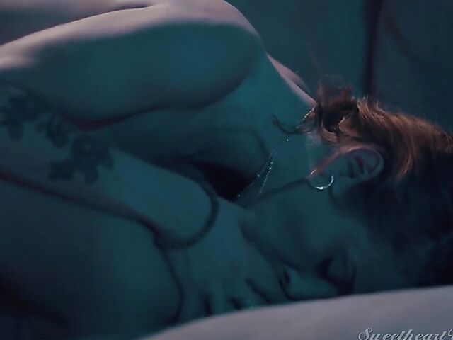 Karla Kush and Jill Kassidy having their best lesbian sex after dark