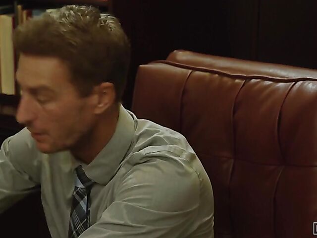 Ryan Mclane fucks his sweet blonde secretary Kenna James in his home office