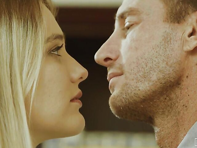 Ryan Mclane fucks his sweet blonde secretary Kenna James in his home office