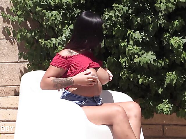 Young asian with pierced tits Natalia Cross sucks and fucks her sugar daddy