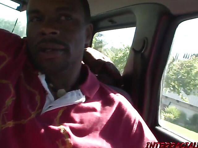 Blonde cyclist Madison Moore has a wonderful time with her first BBC