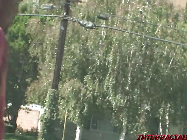 Blonde cyclist Madison Moore has a wonderful time with her first BBC