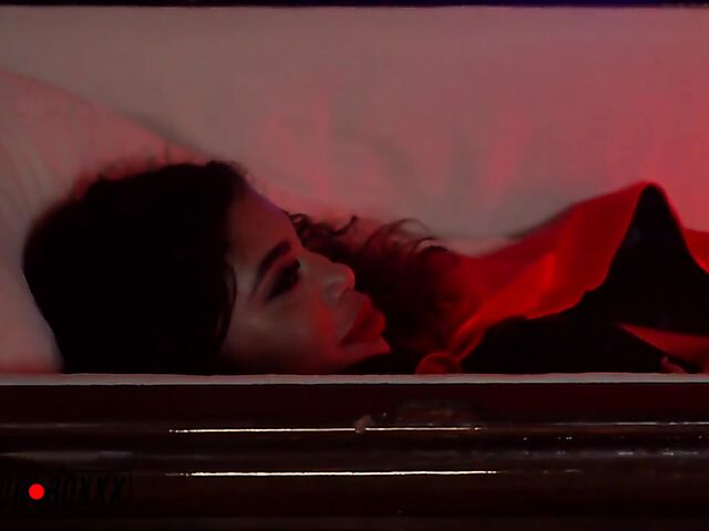 Jeni Angel - Ebony vampire blowjob and sex with a white guy till he dies